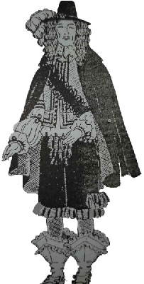 شلوارهایی که مردان در قرن هفدهم استفاده می کردند که شلواری راسته بود و در پایین آن یک دسته روبان برای بستن استفاده می شد.