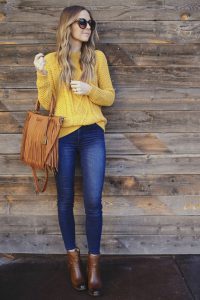 رنگهای مناسب شلوار جین در استایلهای پاییزی